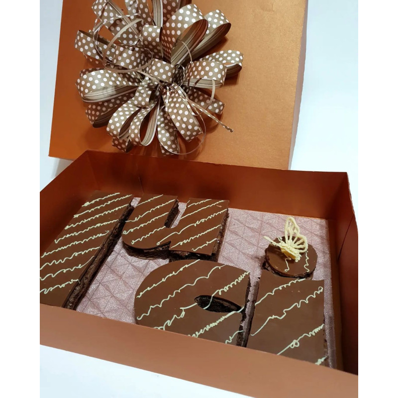 Chocolateros.net - Decobombón - Brownies cubiertos con chocolate